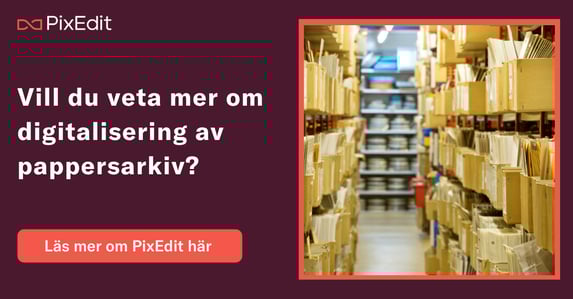 PixEdit Digitalisering av pappersarkiv